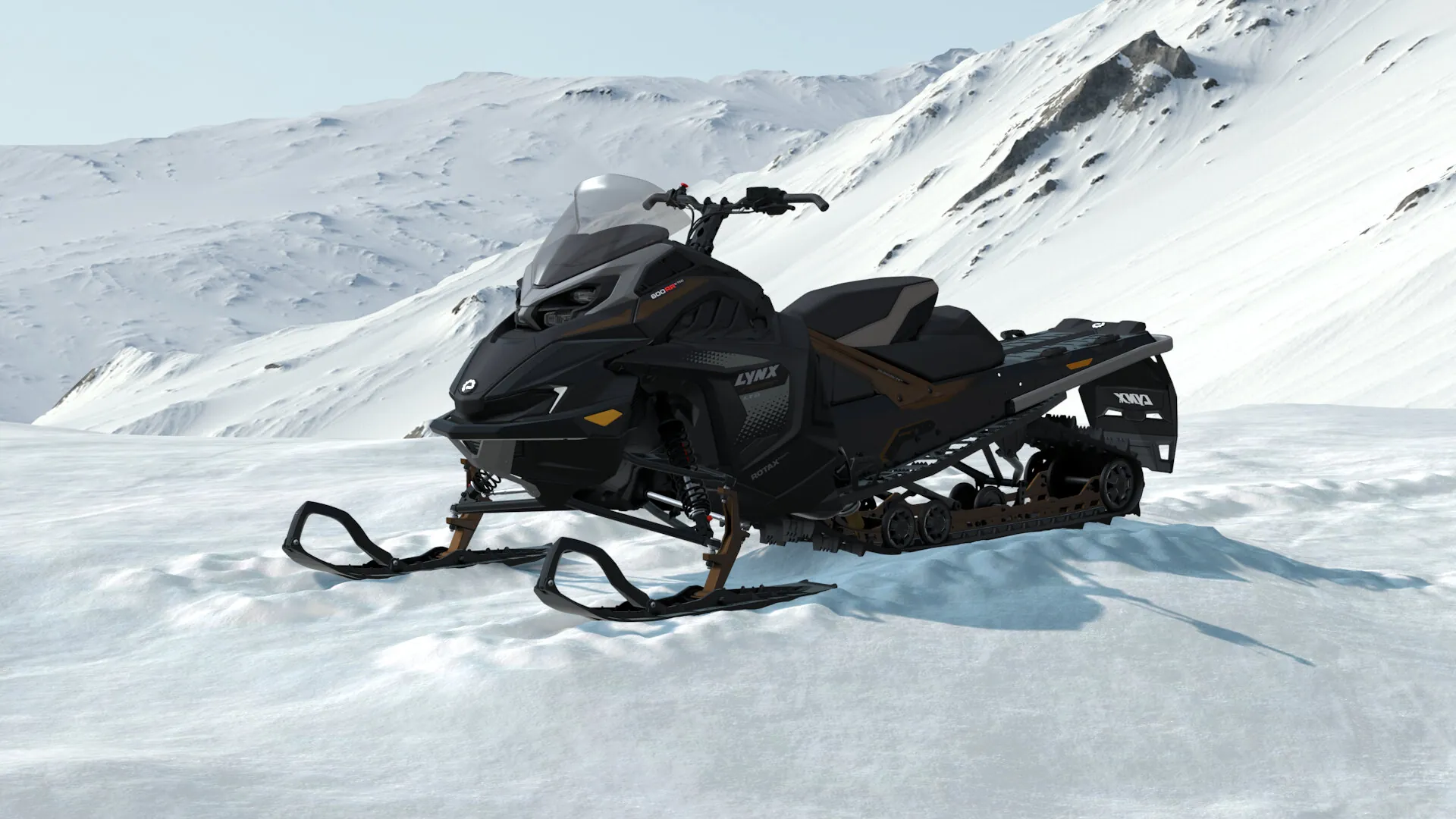 Lynx Xterrain Limited 2027, Noble Bronze / Black, вид спереди слева