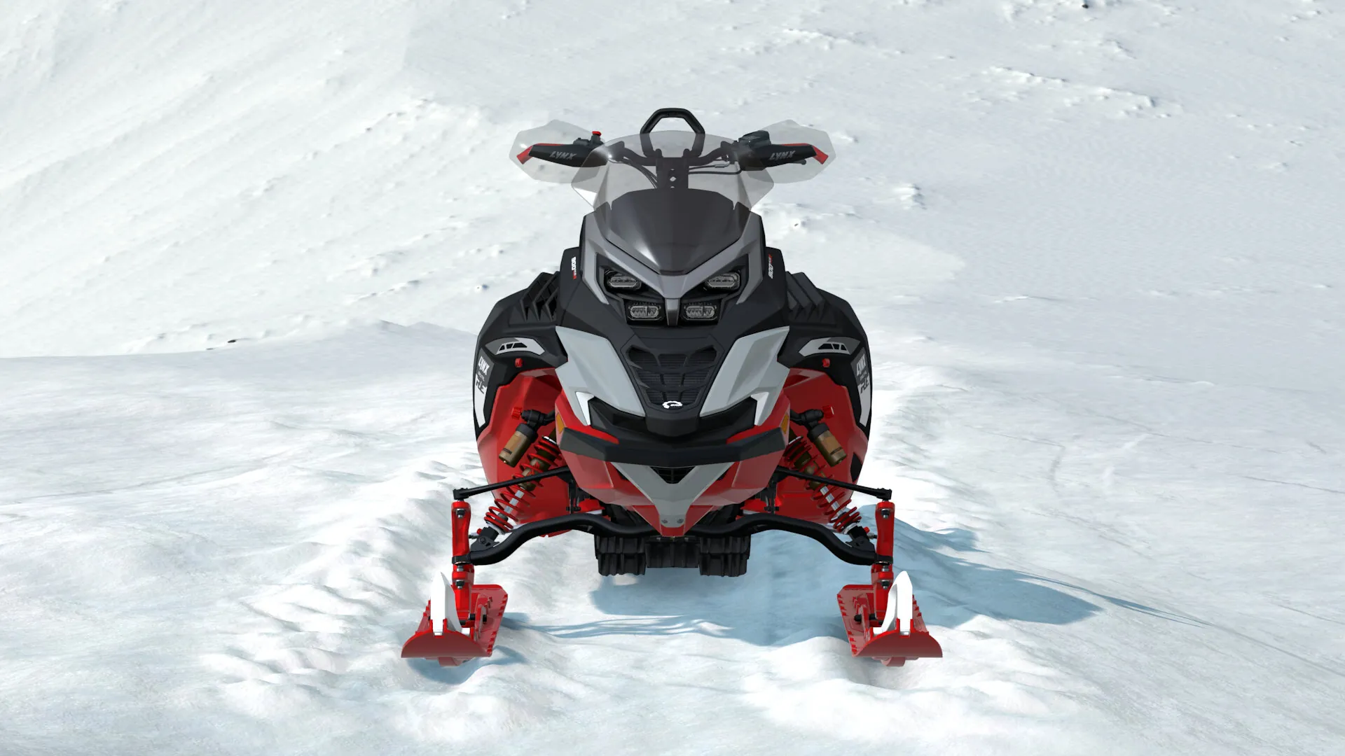 Lynx Brutal RE 2027, Viper Red / Black, вид спереди