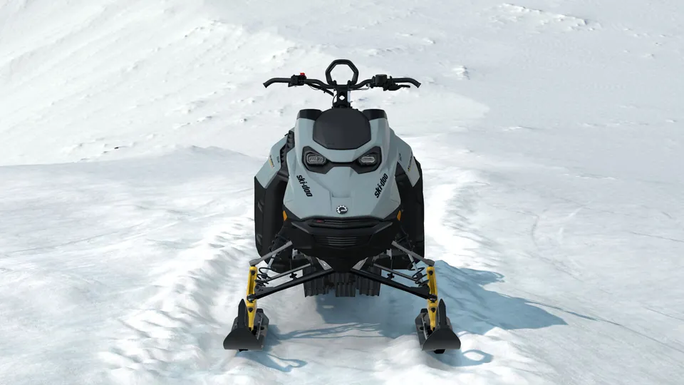 Ski-Doo Summit X 2027, Airy Blue, вид спереди