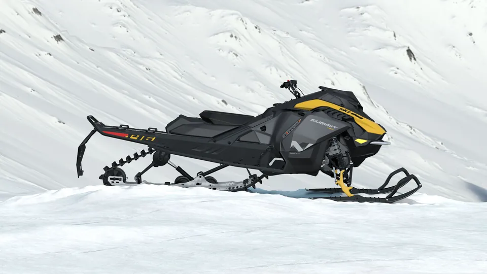 Ski-Doo Summit Neo 2027, Neo Yellow, вид сбоку