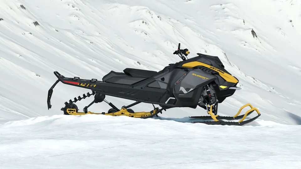 Ski-Doo Summit Neo+ 2027, Neo Yellow, вид сбоку