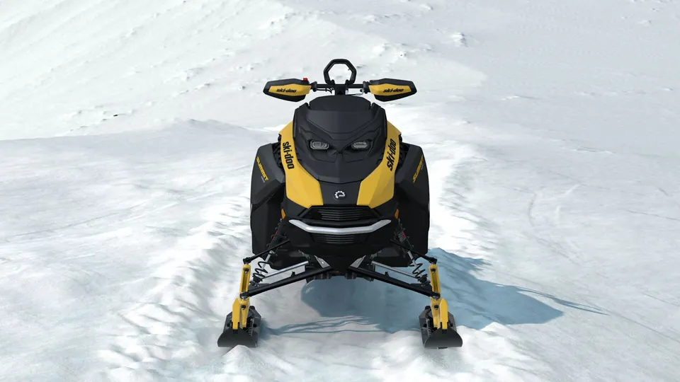 Ski-Doo Summit Neo+ 2027, Neo Yellow, вид спереди