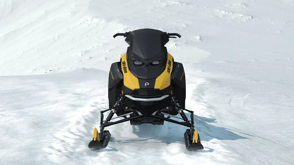 Ski-Doo Backcountry Sport 2027, Neo Yellow, вид спереди