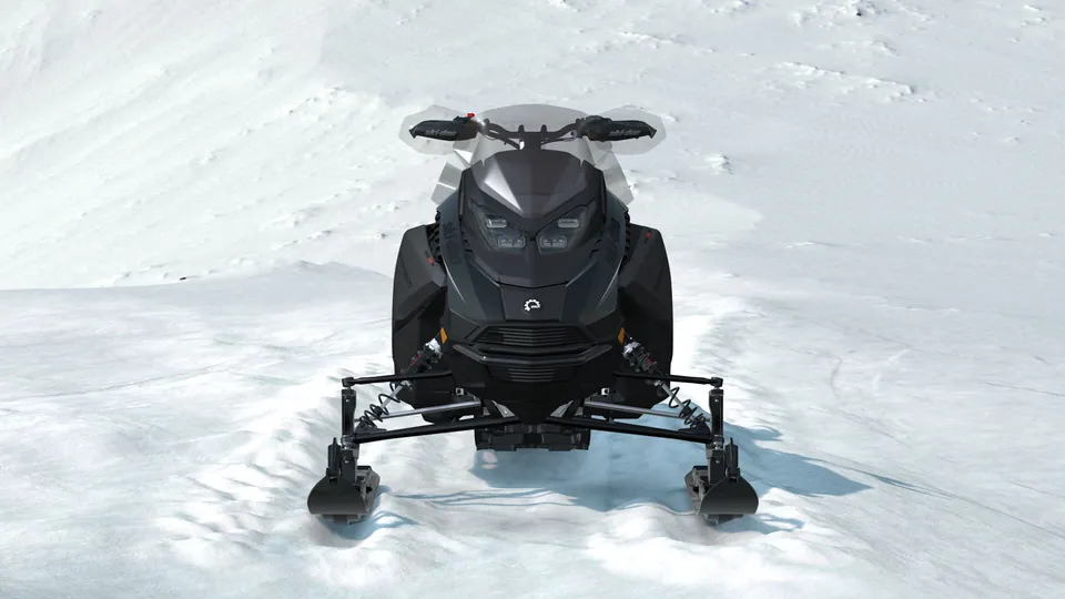 Ski-Doo Backcountry Adrenaline 2027, Black, вид спереди