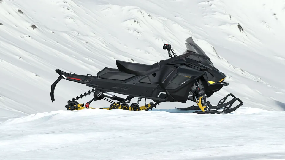 Ski-Doo Renegade Adrenaline с пакетом Enduro 2027, Black, вид сбоку