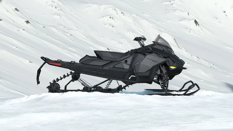 Ski-Doo Backcountry X 2027, Black, вид сбоку