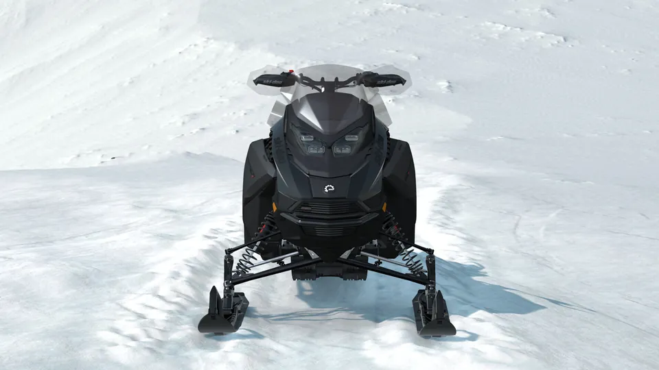 Ski-Doo Backcountry X 2027, Black, вид спереди