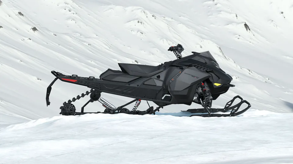 Ski-Doo Backcountry X-RS 2027, Black, вид сбоку