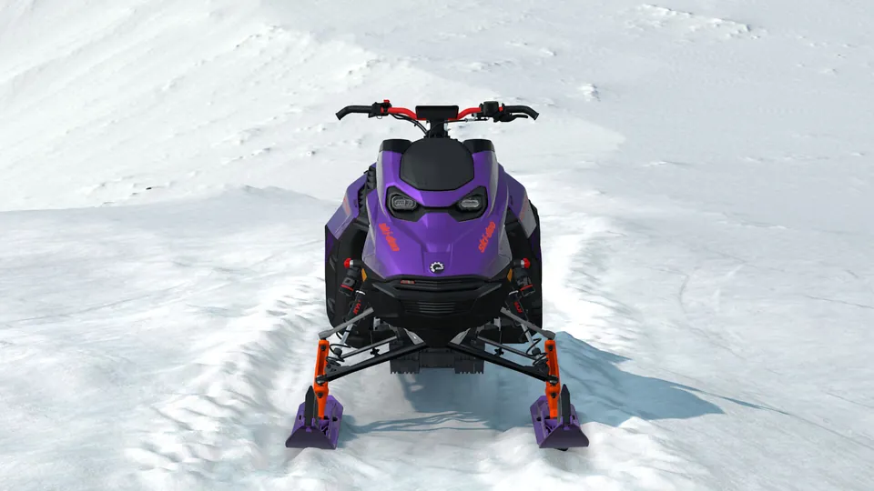 Ski-Doo Freeride 2027, Ultraviolet II, вид спереди