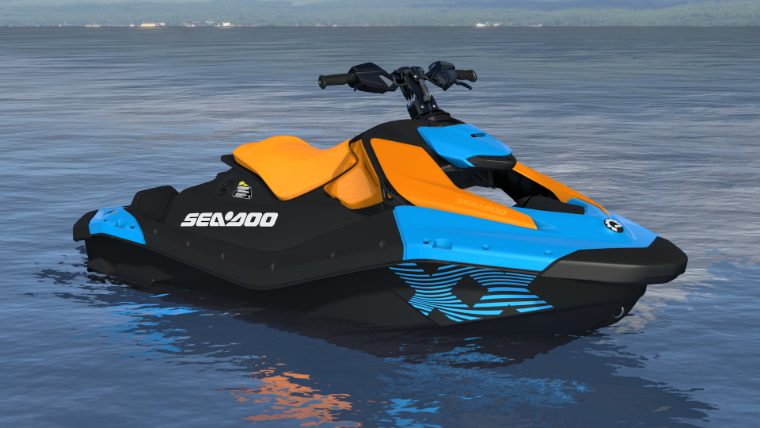 Гидроцикл Sea-Doo Spark Trixx 3-Up на воде