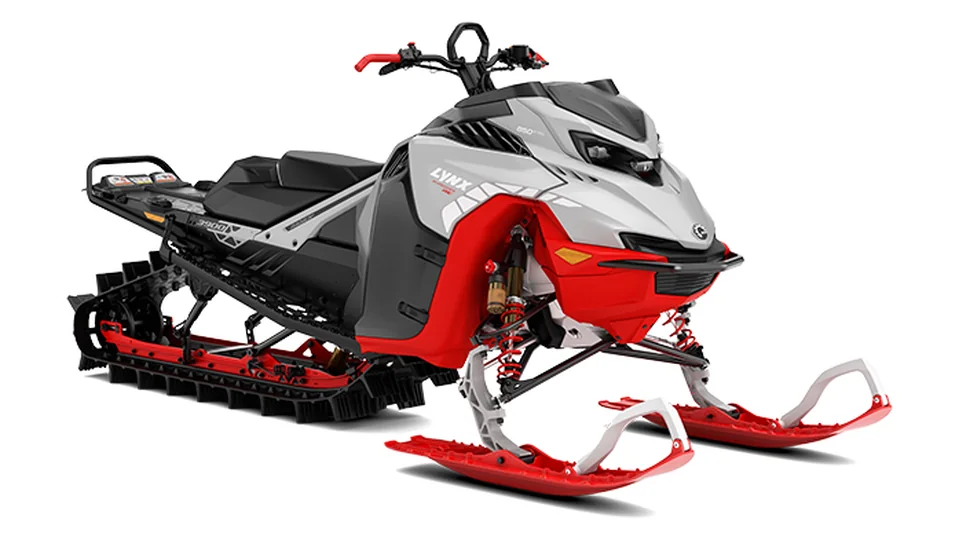 Lynx Shredder RE 2027, Hyper Silver / Viper Red